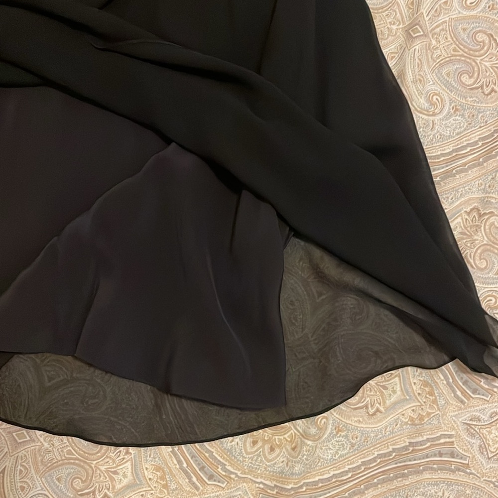 Elegant Tufi Duek Black Silk Dress - Picture 5 of 7